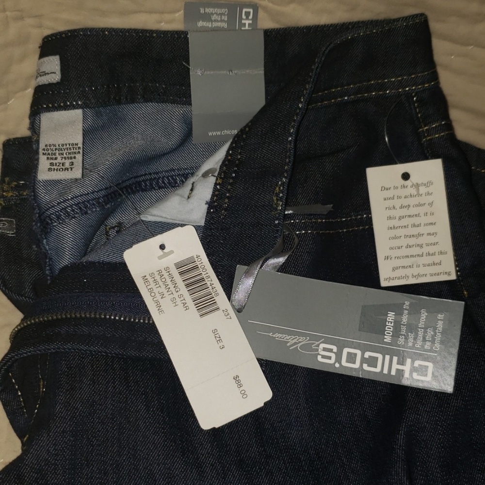 Womens Chicos Dark wash Jeans